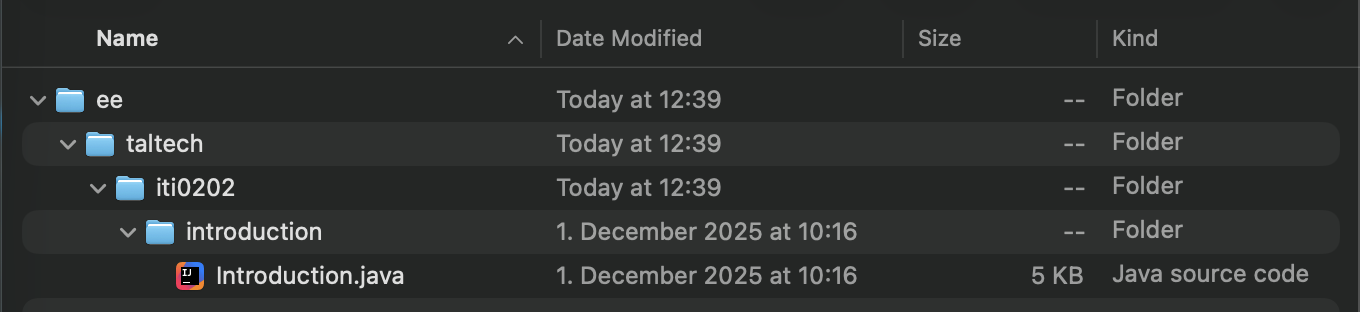 An image visualising java packages in file-system